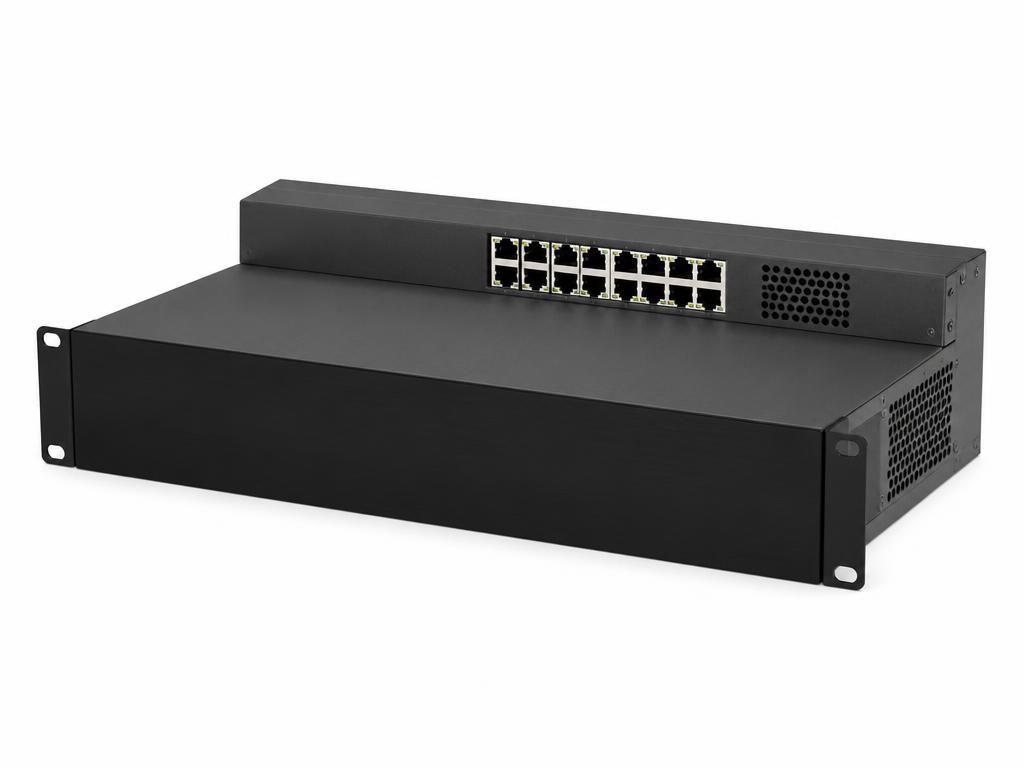 Hikvision 16 channel NVR with 16 built-in PoE ports