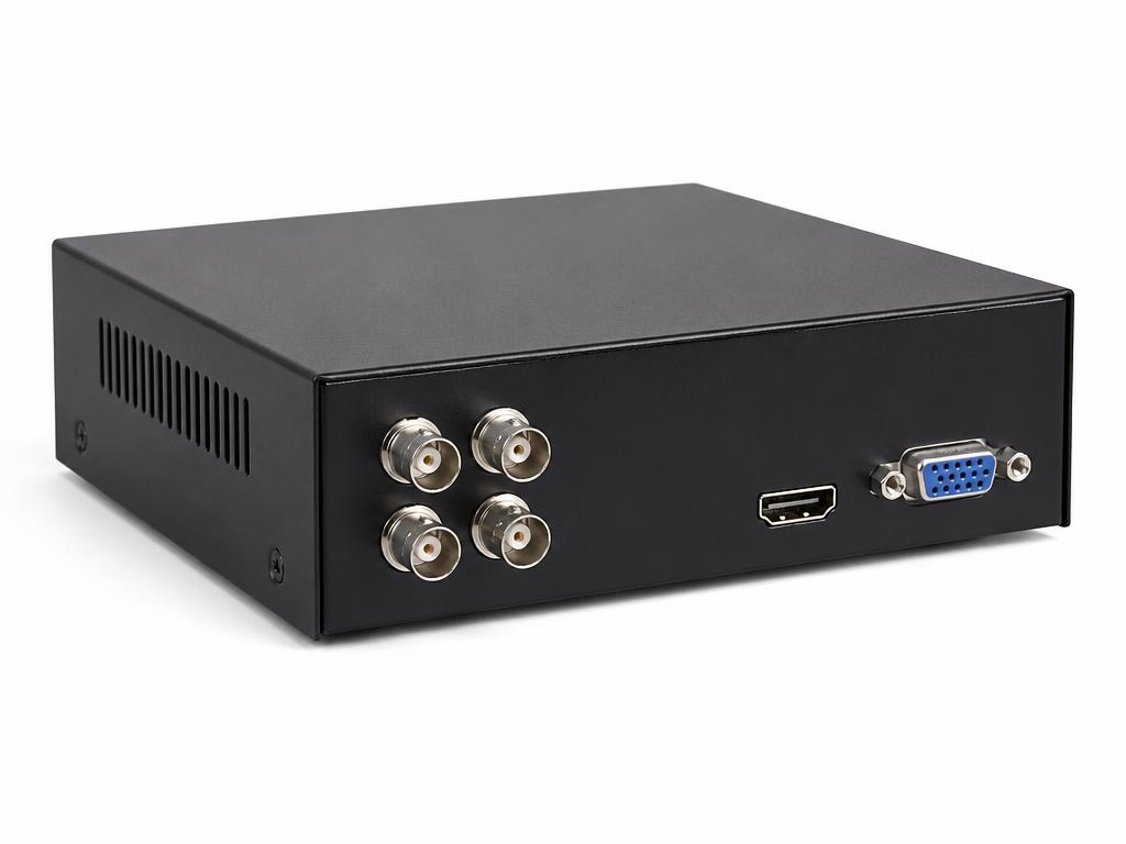 Hikvision 4 channel hybrid XVR supporting analog and IP cameras